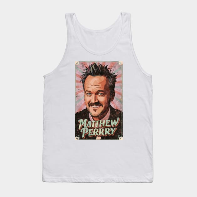 Matthew Perry Friends Rip Art Tank Top by Zachariya420